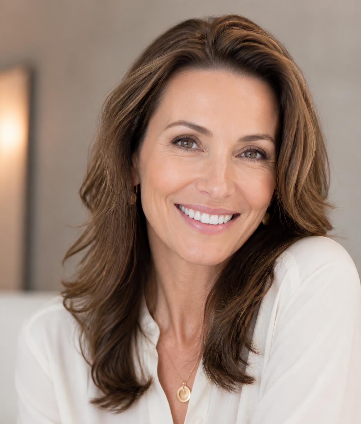 Patient smiling confidently after cosmetic dental treatment